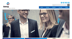 Desktop Screenshot of amrop.se